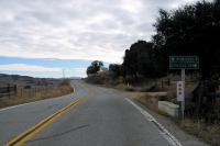 Southbound on CA25 at La Gloria Rd. (1462ft)