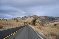 Northbound on CA25 near the confluence of Willow Creek and San Benito River (1000ft)