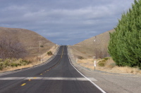 Northbound on CA25 about a mile south of Old Airline Rd. (800ft)