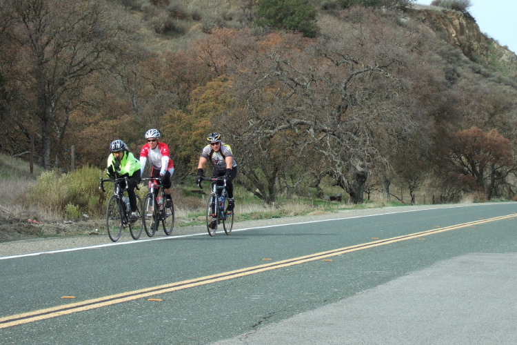 A few stragglers near Willow Creek.