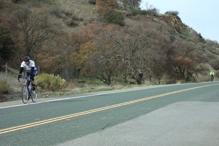 Two riders near Willow Creek.