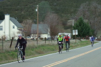 Cyclists ride across Bear Valley. (6)