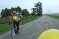 Passing a rider on Santa Ana Valley Rd. (2)