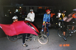 Ron Bobb, Bill, and the rest of the WSDC riders at the start