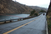 Approaching Monticello Dam