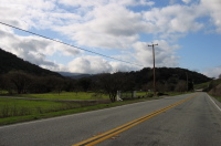 Riding north on Uvas Rd. near Llagas Creek