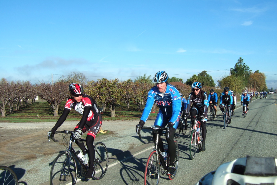 Passing the group on Fairview Road. (7)