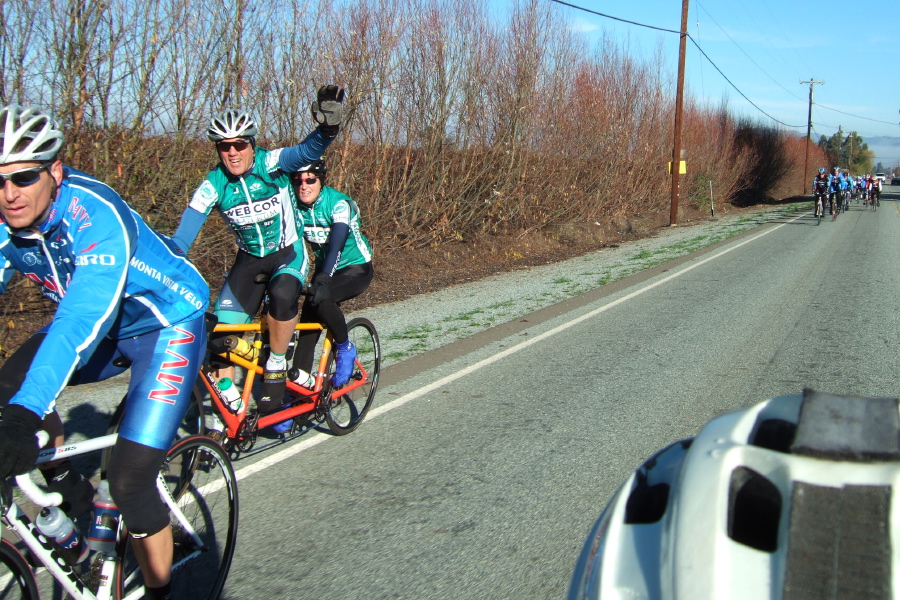 Passing the group on Fairview Road. (9)