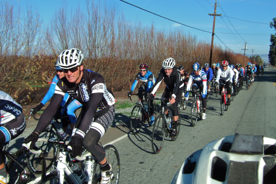 Passing the group on Fairview Road. (13)