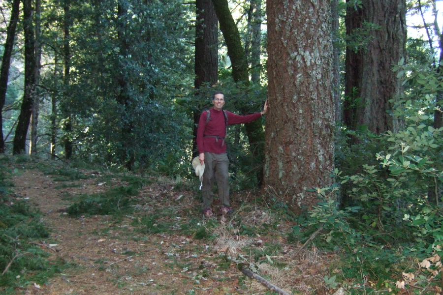 Bill on the upper part of the Alambique Trail