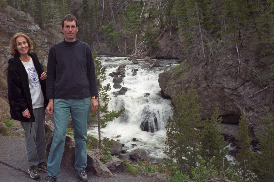 Kay and Bill in Firehole Canyon