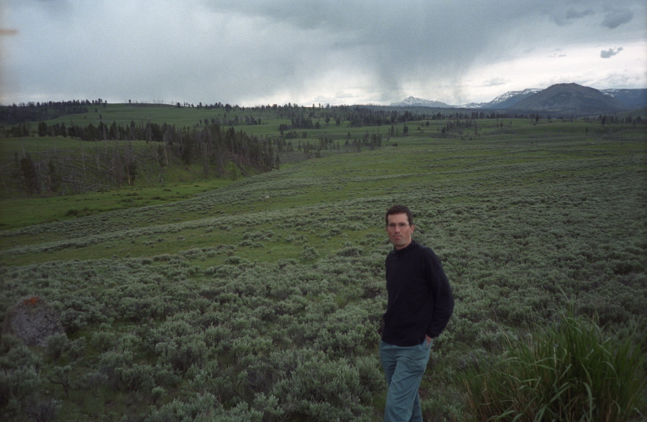 Bill at Blacktail Deer Plateau.