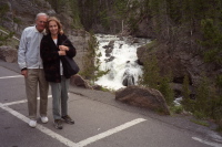 David and Kay in Firehole Canyon
