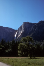 Upper Yosemite Falls from Ahwahnee Meadow