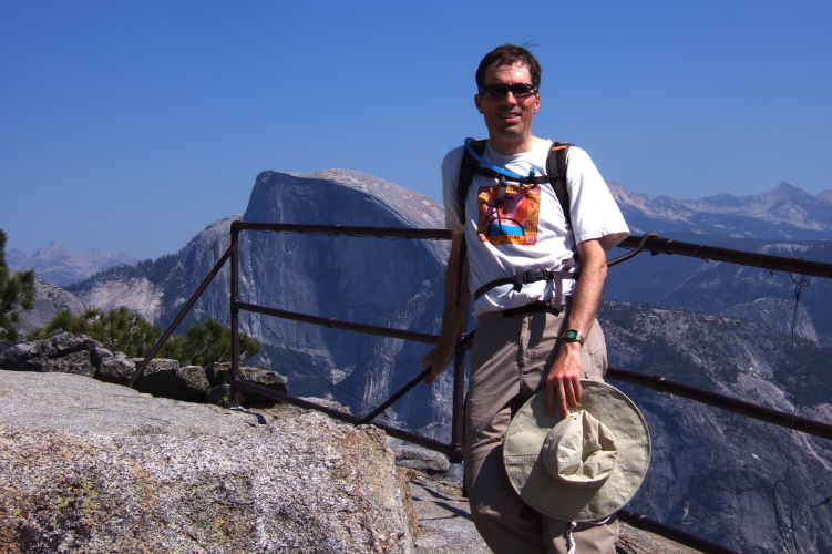 Bill at Yosemite Point (6938ft).