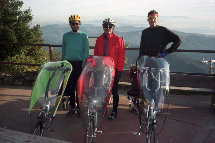 At the railing on Mt. Tamalpais.