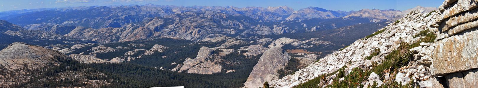Cathederal Peak Panorama north - 9/2005