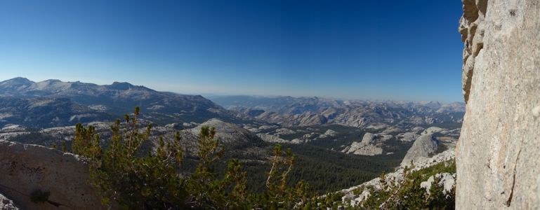 Cathedral Peak Panorama west - 9/2013