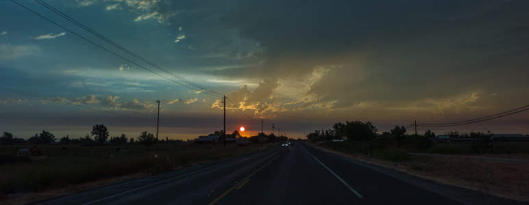 Central Valley Sunset - 9/2014