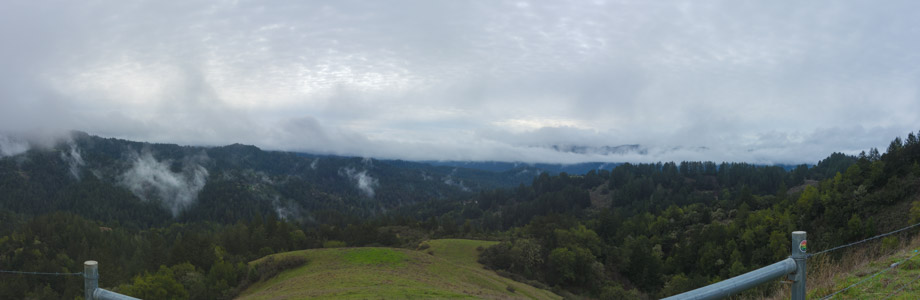 Clouds Over Butano Ridge - 2/2017