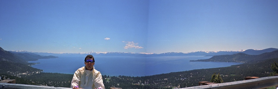 Lake Tahoe from Mt Rose Summit - 6/1993