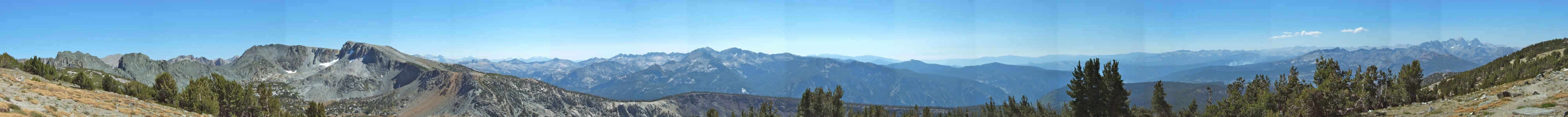 Mammoth Crest panorama south - 9/2010