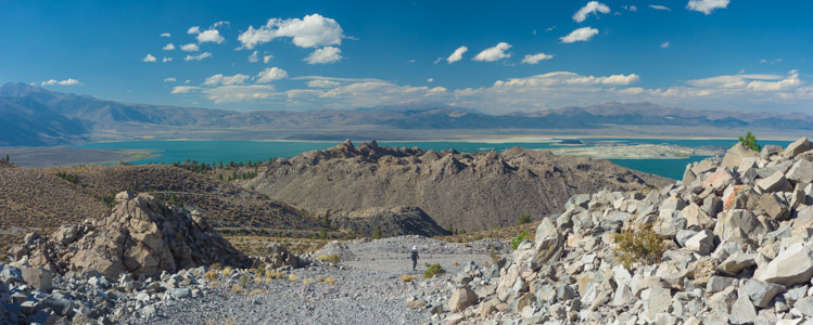 Mono Lake from Mono Craters 3 - 9/2016