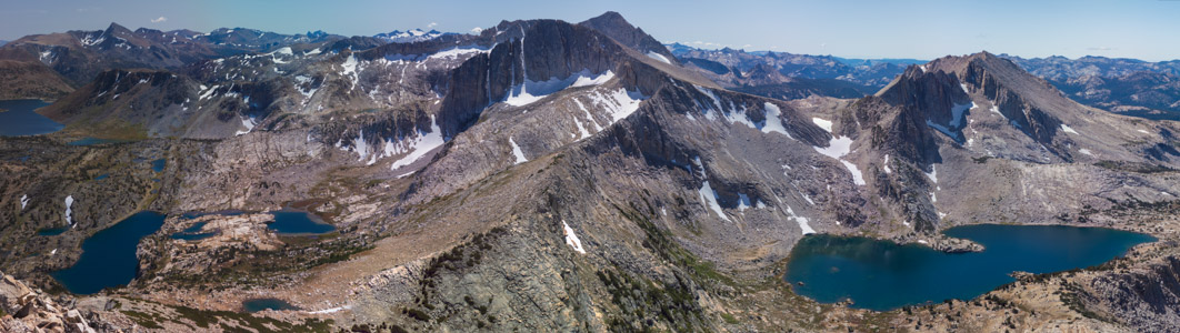 Mount Conness and North Peak from Shepherd Crest - 9/2019