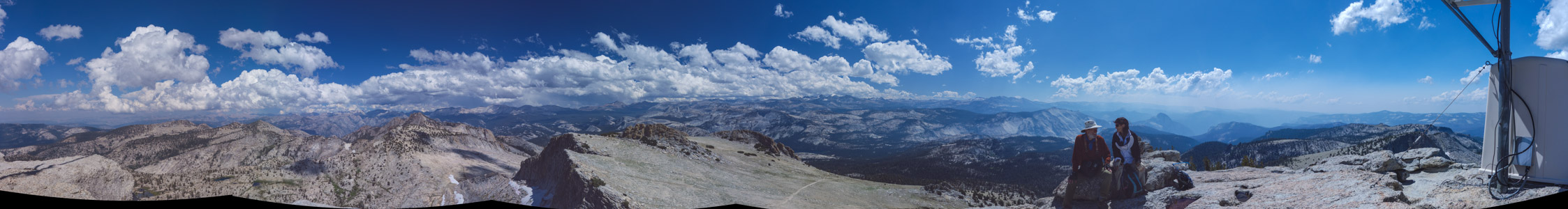 Mount Hoffman summit panorama - 9/2017