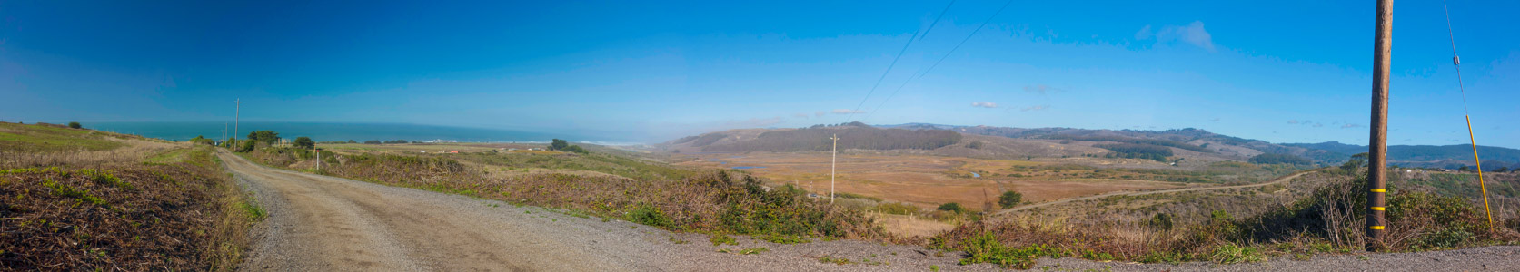 Pescadero Coast from Reservoir Road - 10/2021