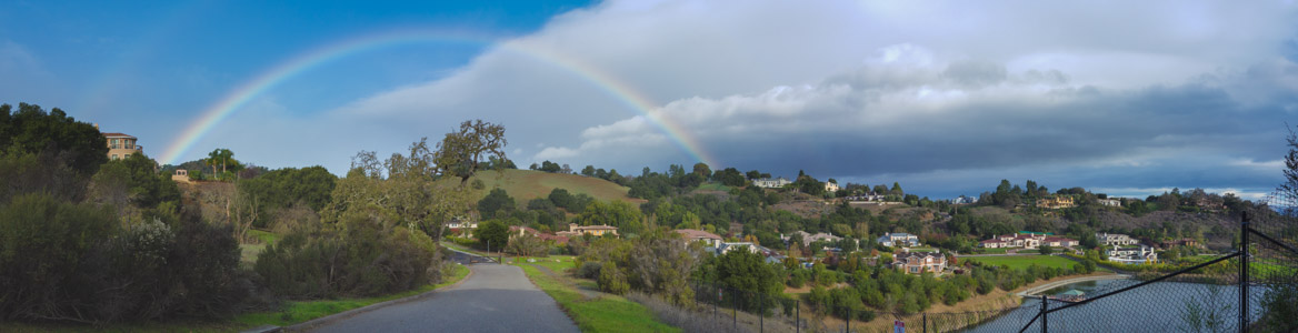 Rainbow Over Los Altos Hills - 11/2016