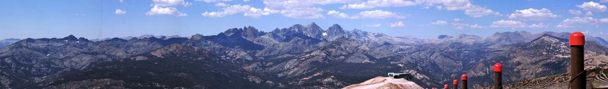 Ritter Range from Mammoth Mountain - 9/2008