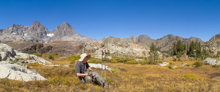 Ritter and Banner from Cabin Meadow - 9/2018