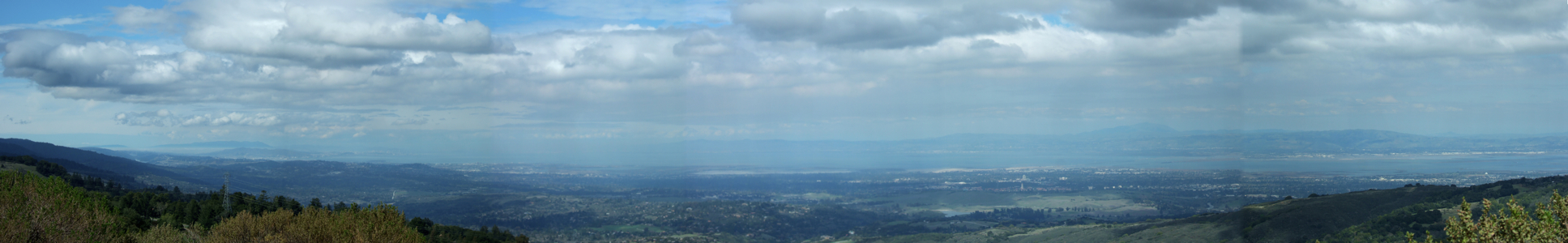 Russian Ridge Vista Point Panorama - 3/2012