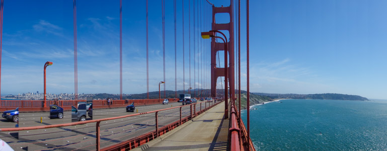 San Francisco from GG Bridge - 5/2014
