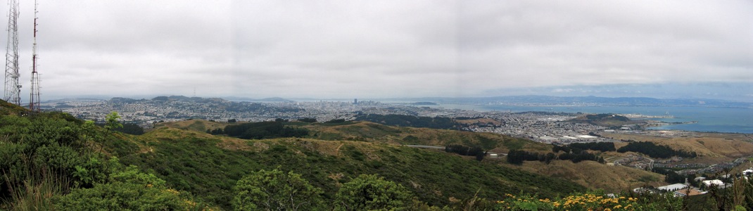 San Francisco from San Bruno Mtn - 6/2005