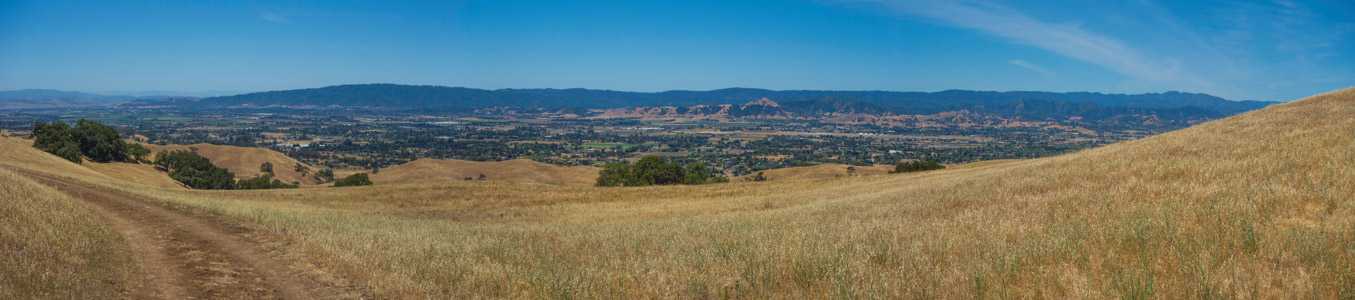 Santa Clara Valley from Coyote Ridge - 5/2022