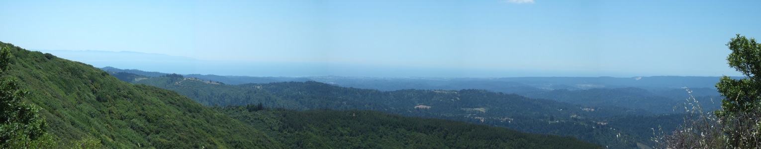 Santa Cruz from Mount Umunhum - 5/2012