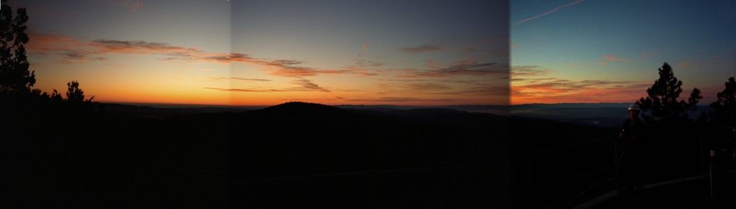 Sunrise on Mt Hamilton - 12/1993