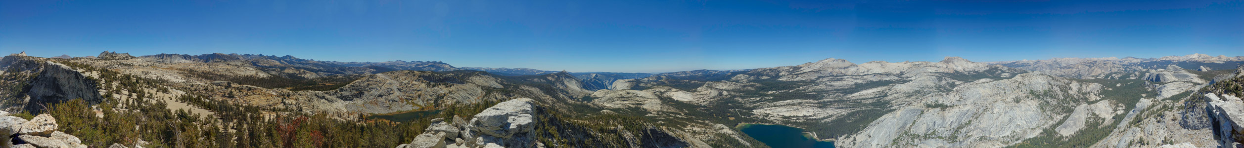 Tenaya Peak Panorama - 9/2018