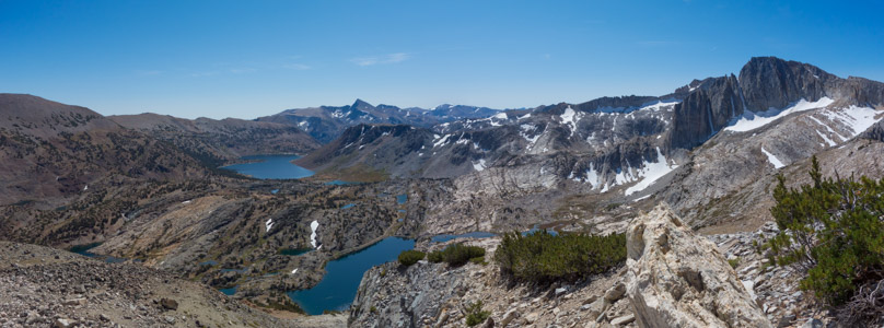 Twenty Lakes Basin from Shepherd Crest - 9/2019