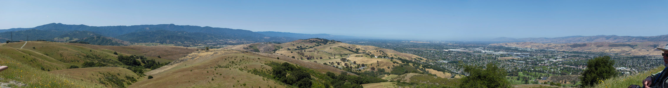 View north from Coyote Peak - 4/2022